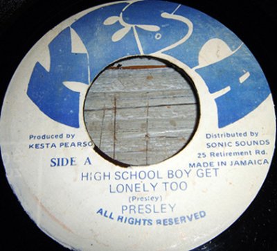 画像1: 中古 Presley / High School Boy Get Lonely Too 7インチ KESTA 