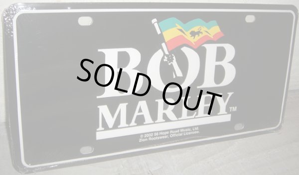 画像1: BOB MARLEY License Plate ライセンスプレート (1)