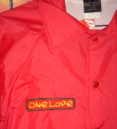 画像1: One Love × Jah Lion Wind Breaker Jacket